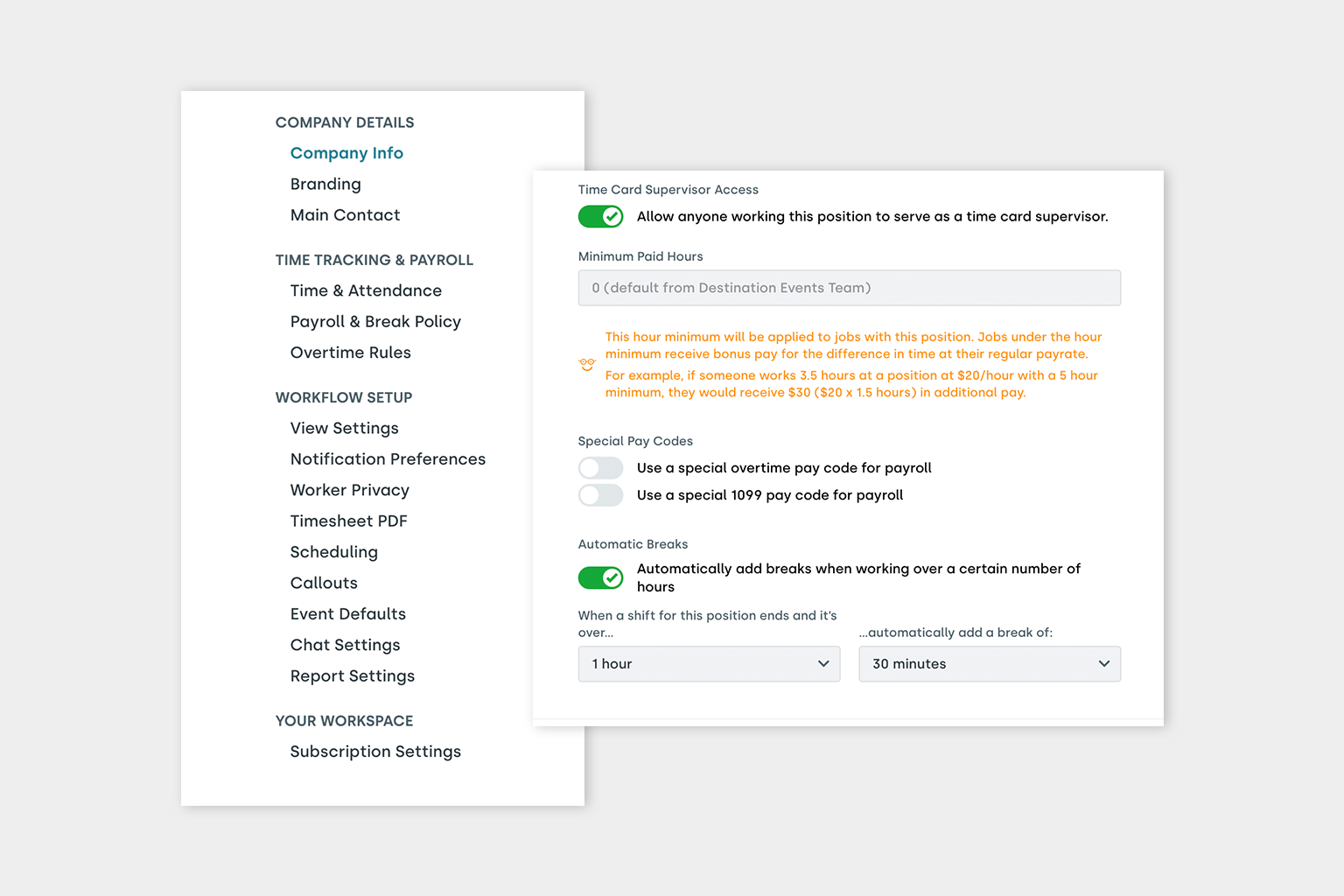 Enable self-service